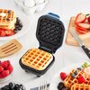 Rise By Dash 1 waffle Blue Plastic Waffle Maker RMW001GBSK06